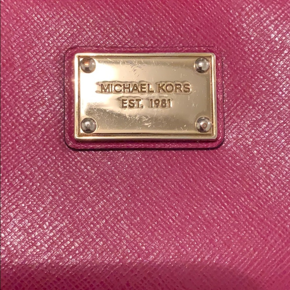 Pink Michael Kors Wristlet